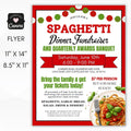 pasta fundraiser flyer